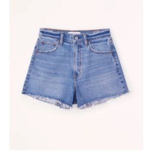 Abercrombie High Rise 90s Cutoff Short